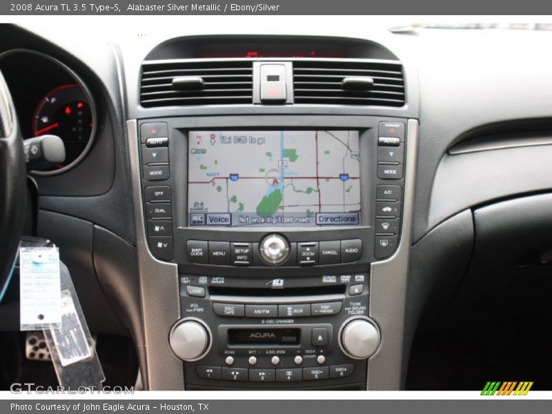 Alabaster Silver Metallic / Ebony/Silver 2008 Acura TL 3.5 Type-S
