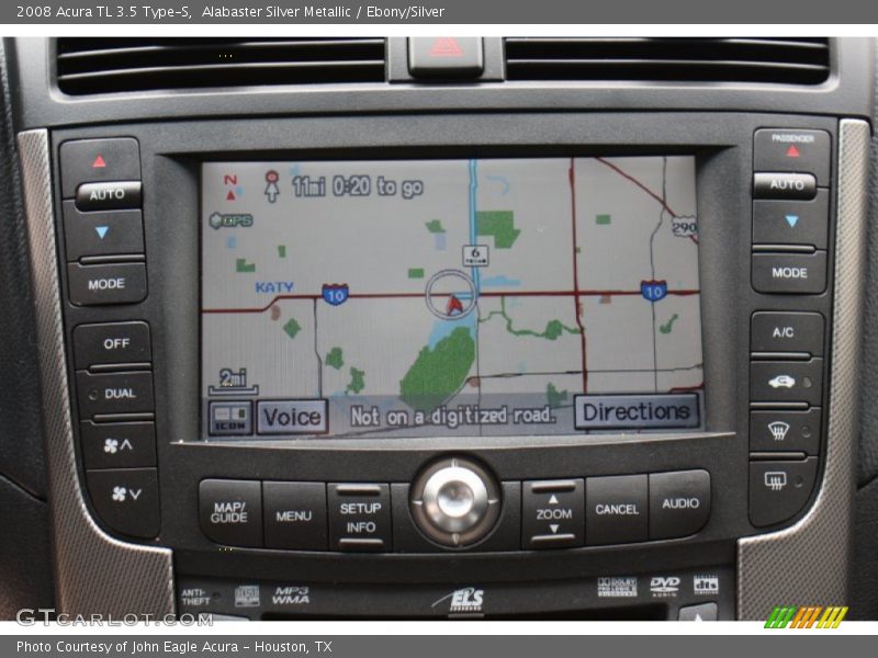 Navigation of 2008 TL 3.5 Type-S