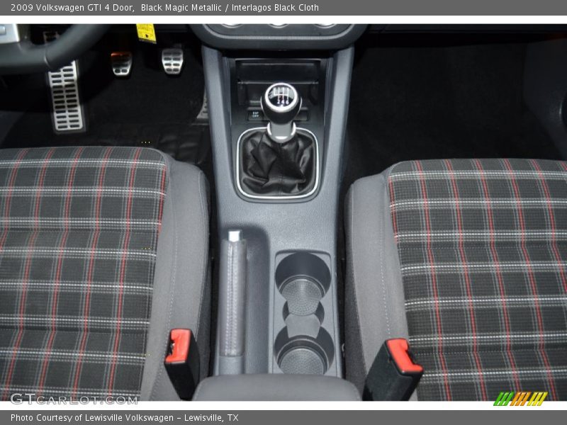Black Magic Metallic / Interlagos Black Cloth 2009 Volkswagen GTI 4 Door