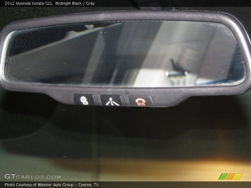 Midnight Black / Gray 2012 Hyundai Sonata GLS