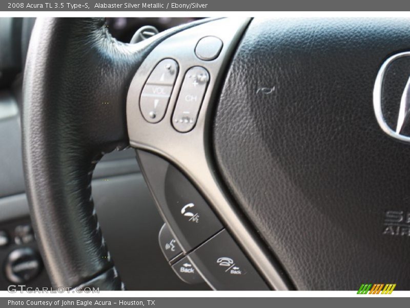 Alabaster Silver Metallic / Ebony/Silver 2008 Acura TL 3.5 Type-S