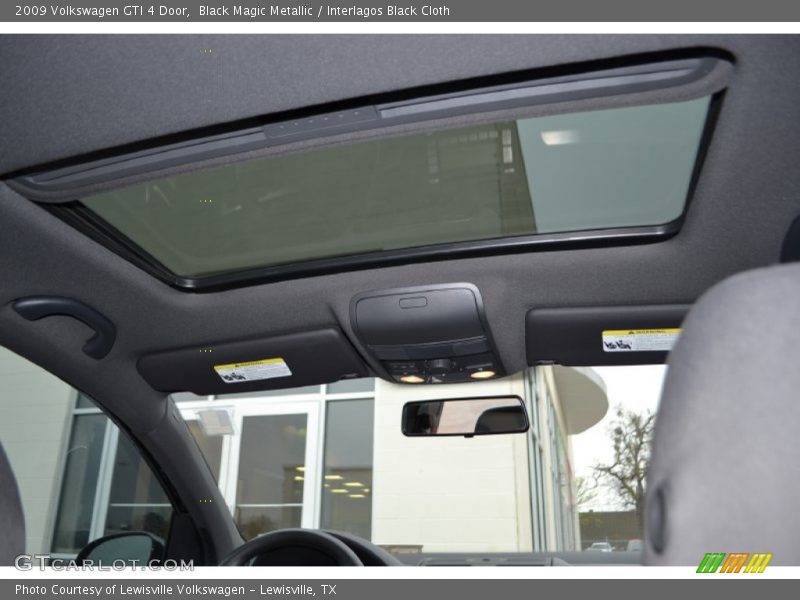 Sunroof of 2009 GTI 4 Door