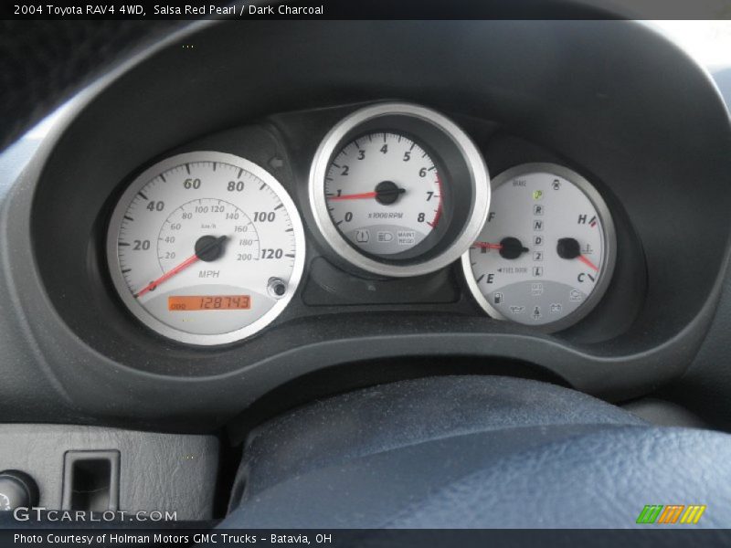 Salsa Red Pearl / Dark Charcoal 2004 Toyota RAV4 4WD