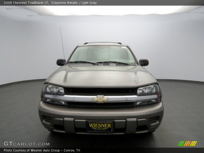 Graystone Metallic / Light Gray 2008 Chevrolet TrailBlazer LT