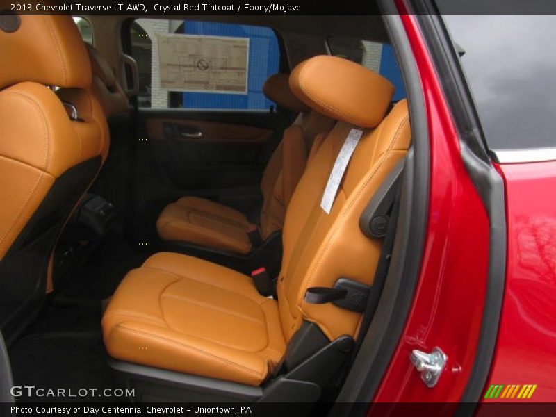 Crystal Red Tintcoat / Ebony/Mojave 2013 Chevrolet Traverse LT AWD