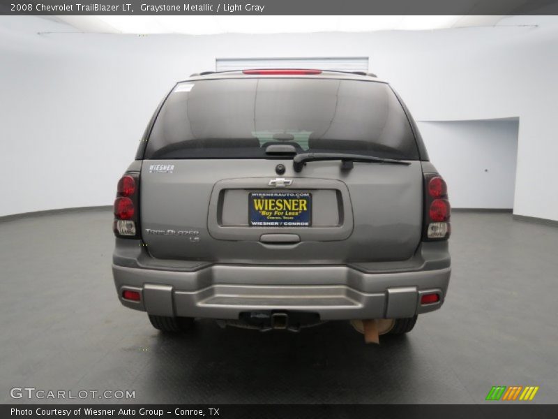 Graystone Metallic / Light Gray 2008 Chevrolet TrailBlazer LT