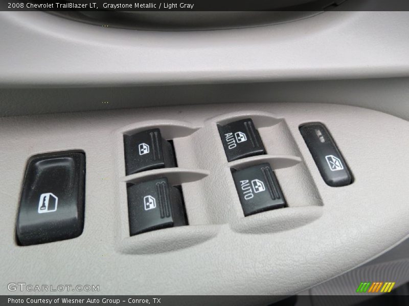 Graystone Metallic / Light Gray 2008 Chevrolet TrailBlazer LT