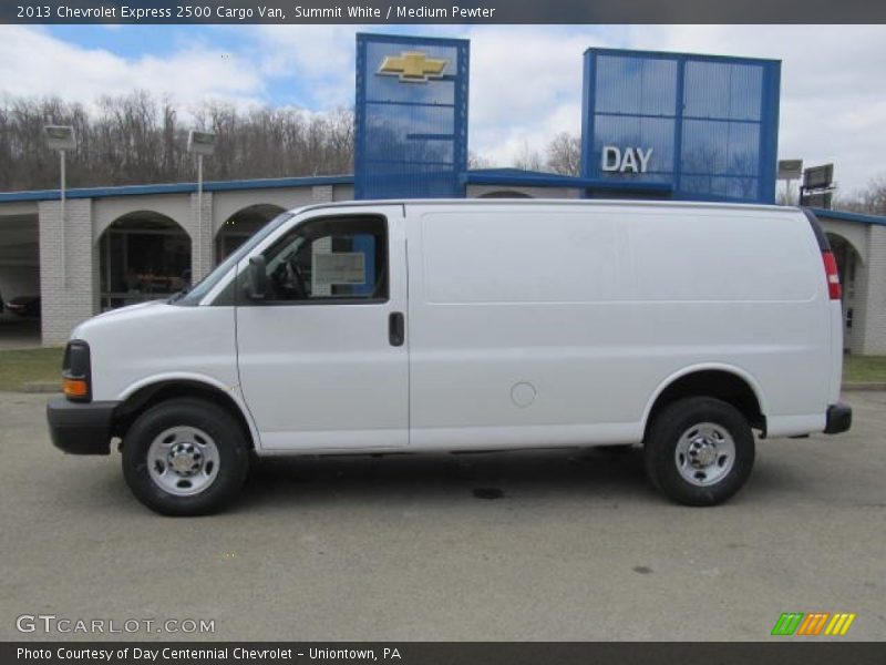 Summit White / Medium Pewter 2013 Chevrolet Express 2500 Cargo Van