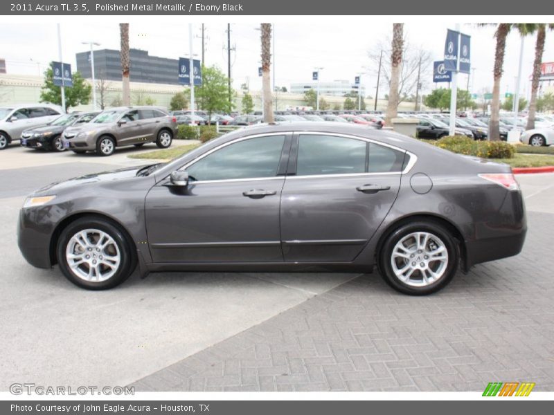 Polished Metal Metallic / Ebony Black 2011 Acura TL 3.5