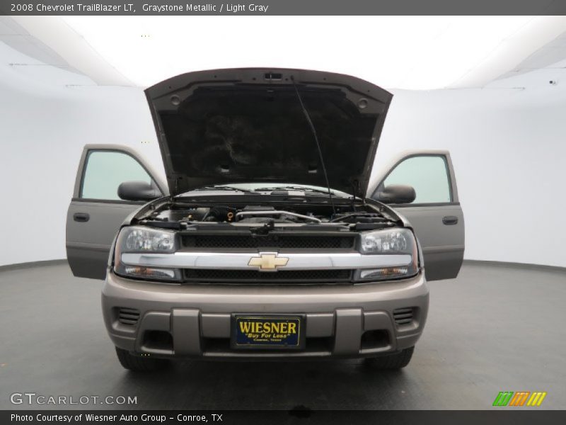 Graystone Metallic / Light Gray 2008 Chevrolet TrailBlazer LT