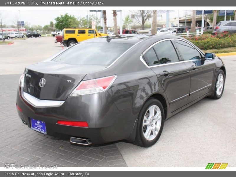 Polished Metal Metallic / Ebony Black 2011 Acura TL 3.5
