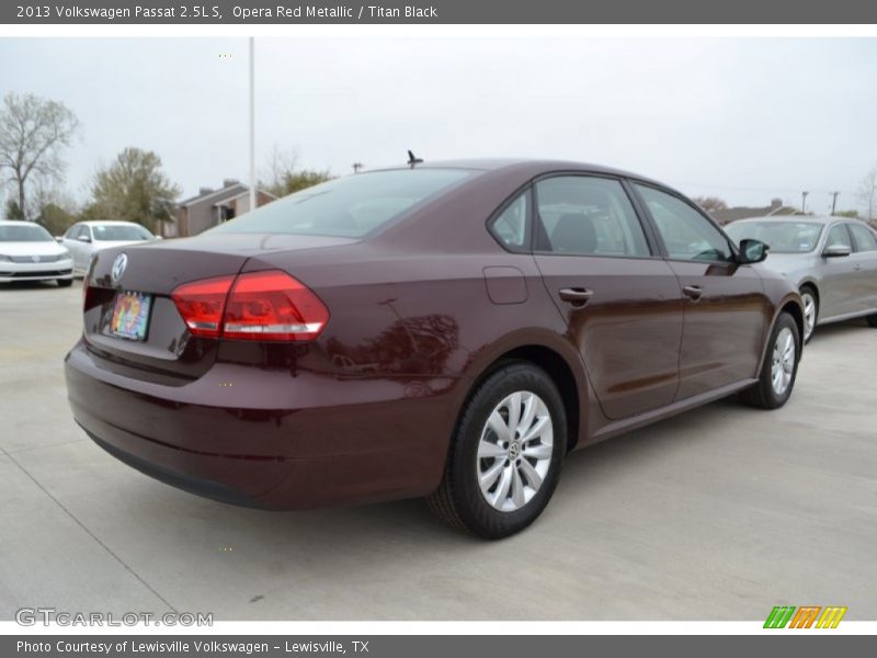 Opera Red Metallic / Titan Black 2013 Volkswagen Passat 2.5L S