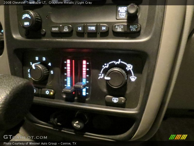 Controls of 2008 TrailBlazer LT