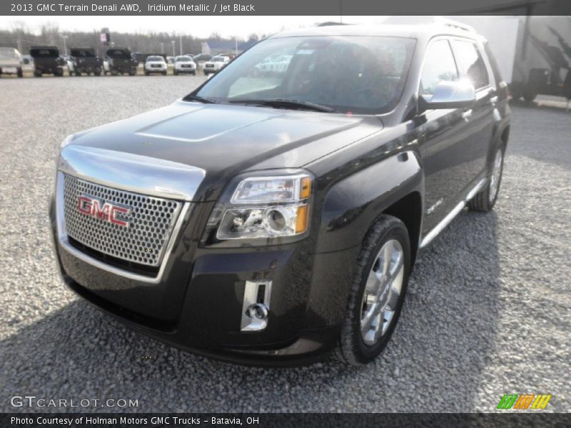 Iridium Metallic / Jet Black 2013 GMC Terrain Denali AWD