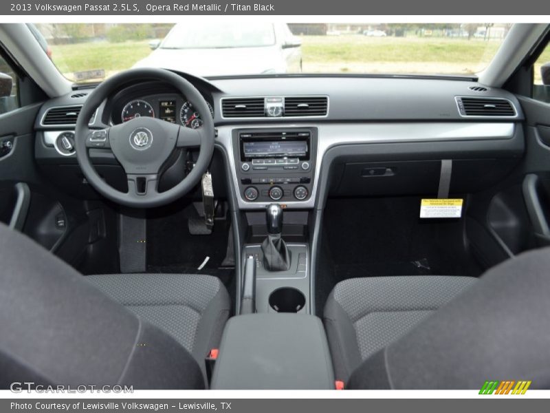 Opera Red Metallic / Titan Black 2013 Volkswagen Passat 2.5L S