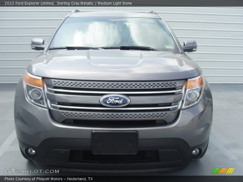 Sterling Gray Metallic / Medium Light Stone 2013 Ford Explorer Limited