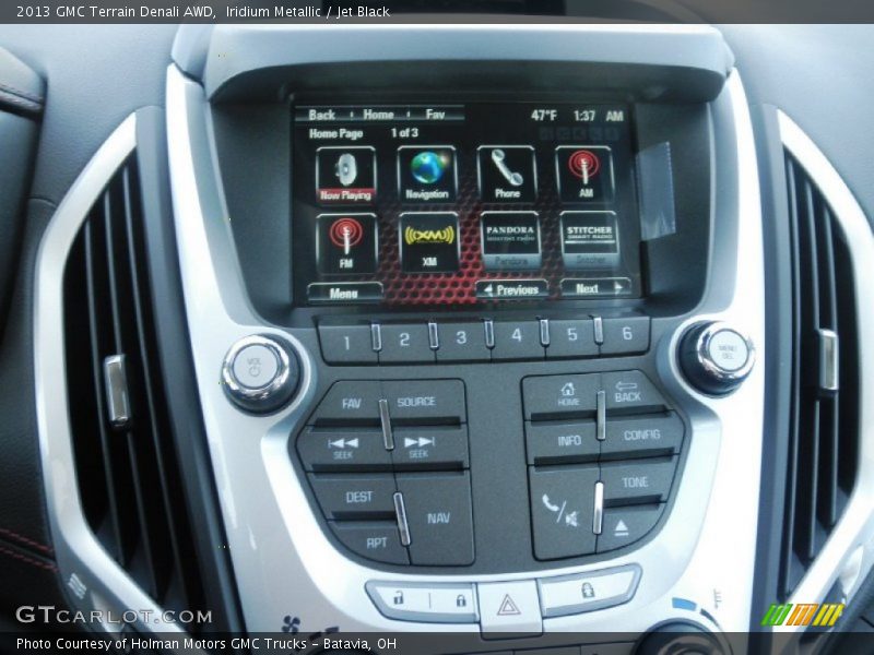 Controls of 2013 Terrain Denali AWD