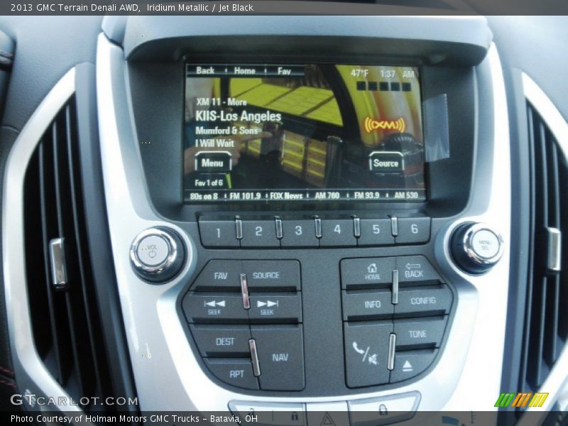 Iridium Metallic / Jet Black 2013 GMC Terrain Denali AWD