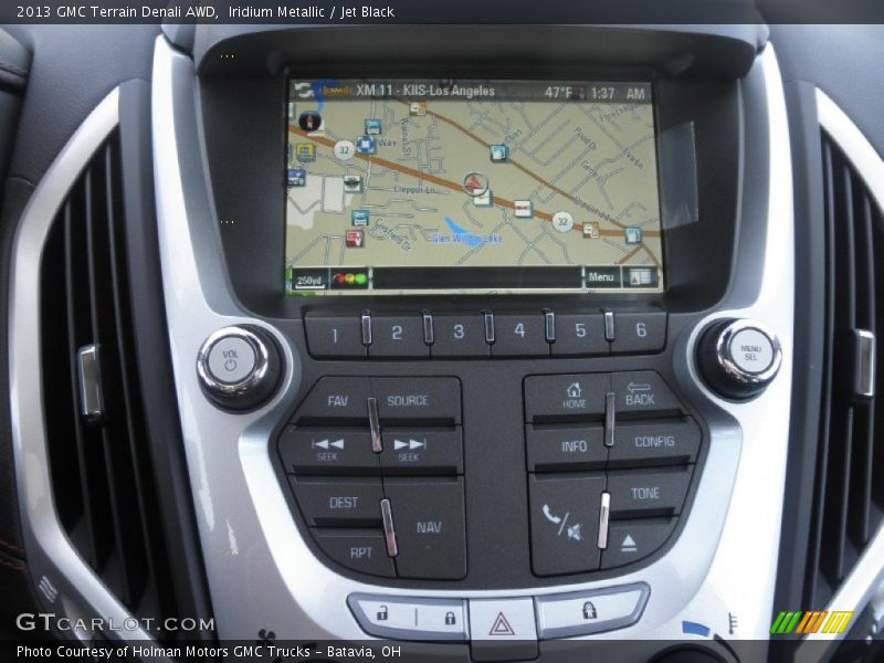 Iridium Metallic / Jet Black 2013 GMC Terrain Denali AWD