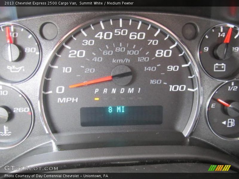 Summit White / Medium Pewter 2013 Chevrolet Express 2500 Cargo Van