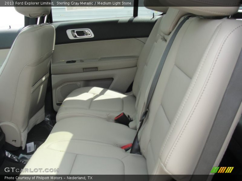 Sterling Gray Metallic / Medium Light Stone 2013 Ford Explorer Limited