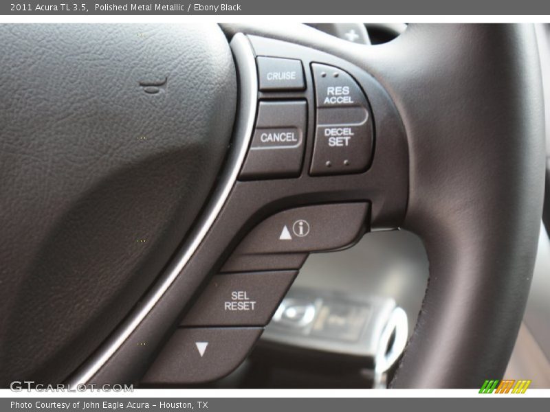 Polished Metal Metallic / Ebony Black 2011 Acura TL 3.5