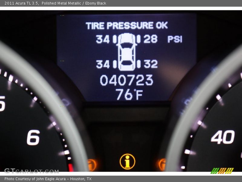 Polished Metal Metallic / Ebony Black 2011 Acura TL 3.5