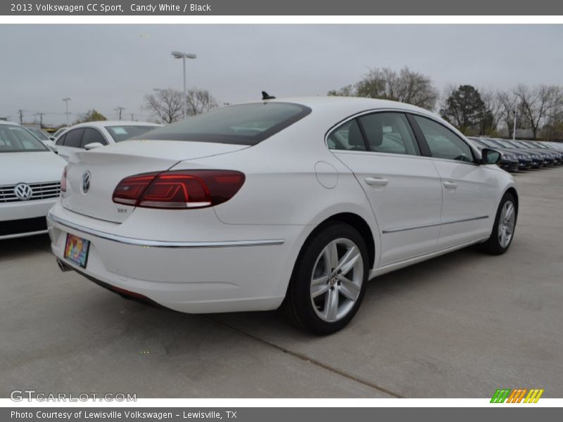 Candy White / Black 2013 Volkswagen CC Sport