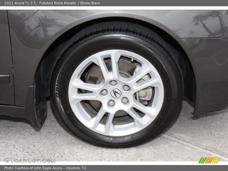 Polished Metal Metallic / Ebony Black 2011 Acura TL 3.5