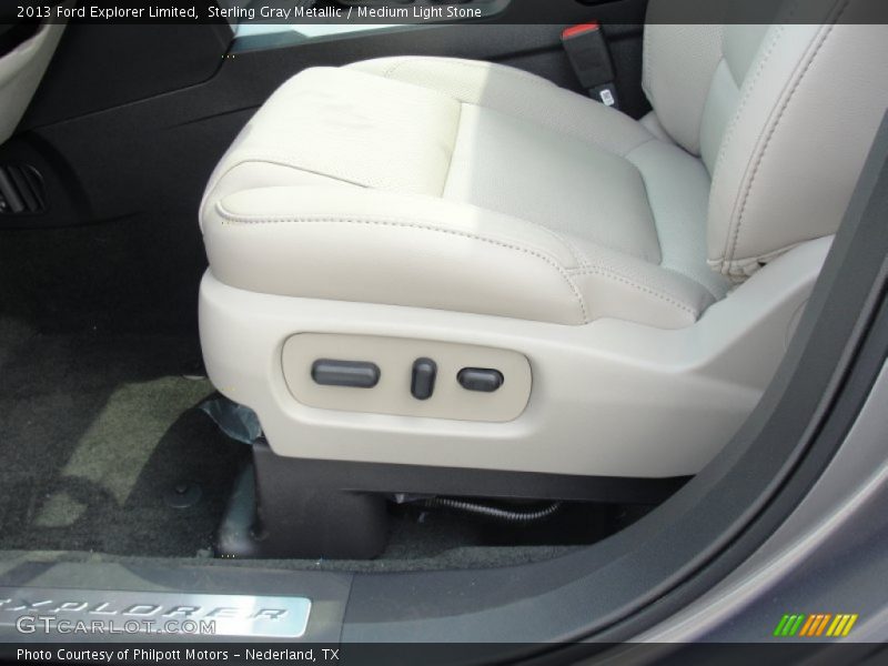Sterling Gray Metallic / Medium Light Stone 2013 Ford Explorer Limited