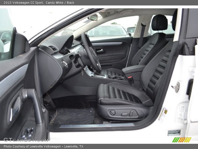 Candy White / Black 2013 Volkswagen CC Sport