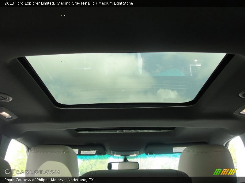 Sterling Gray Metallic / Medium Light Stone 2013 Ford Explorer Limited