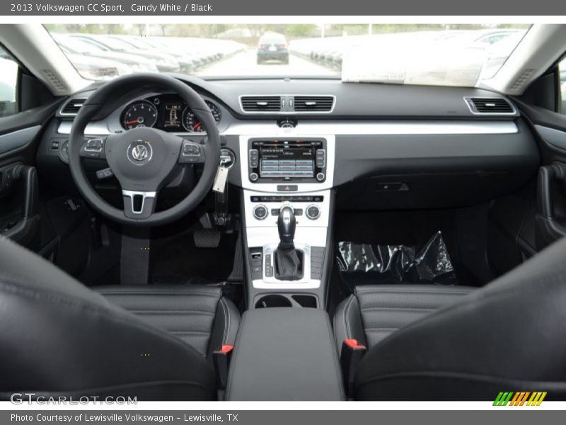 Candy White / Black 2013 Volkswagen CC Sport