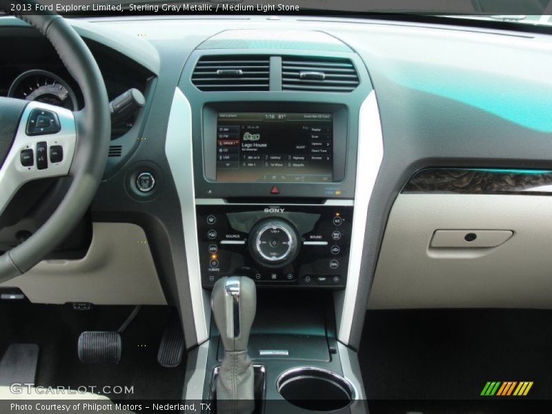 Sterling Gray Metallic / Medium Light Stone 2013 Ford Explorer Limited