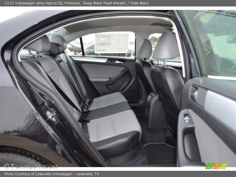 Deep Black Pearl Metallic / Titan Black 2013 Volkswagen Jetta Hybrid SEL Premium