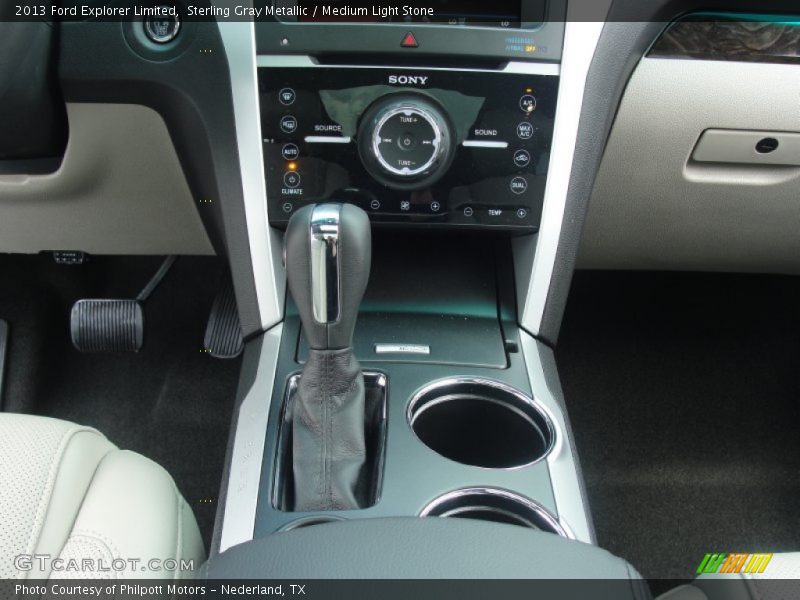 Sterling Gray Metallic / Medium Light Stone 2013 Ford Explorer Limited