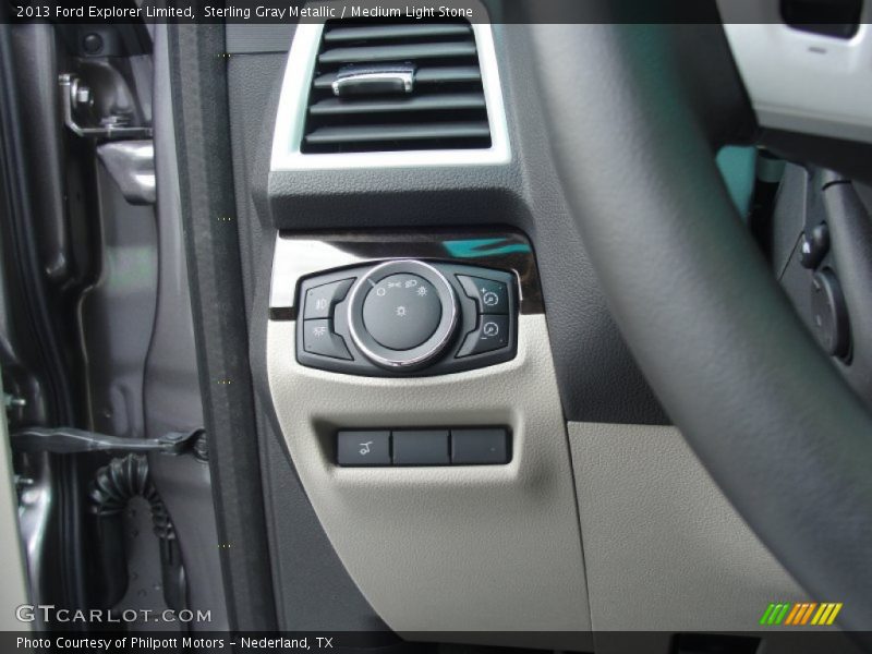 Sterling Gray Metallic / Medium Light Stone 2013 Ford Explorer Limited