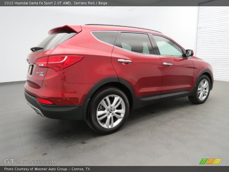  2013 Santa Fe Sport 2.0T AWD Serrano Red