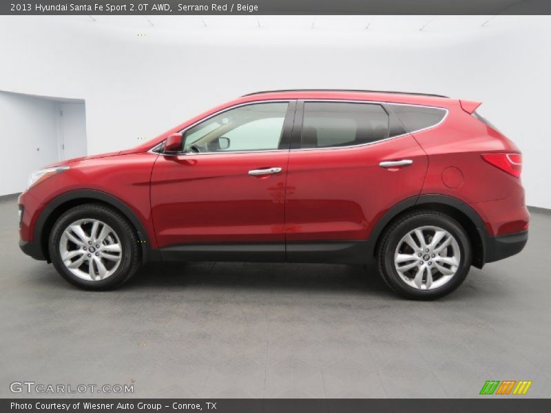  2013 Santa Fe Sport 2.0T AWD Serrano Red