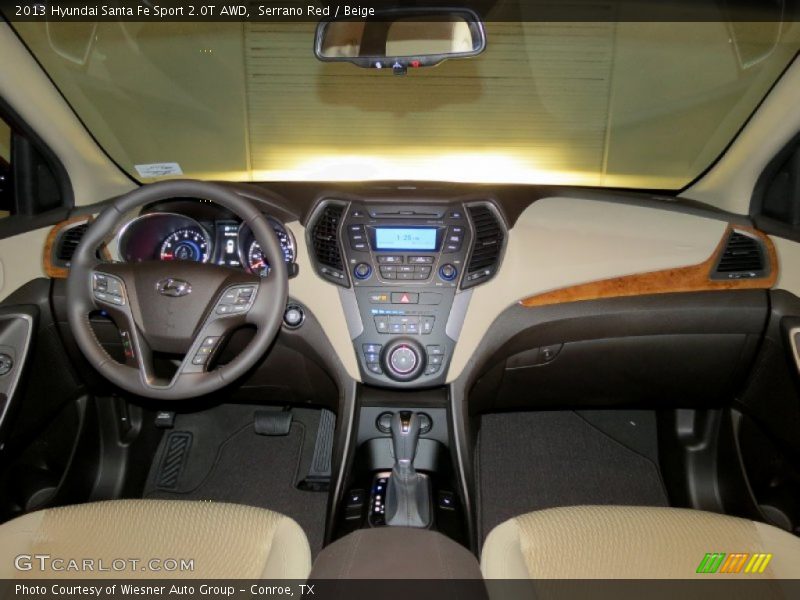 Dashboard of 2013 Santa Fe Sport 2.0T AWD