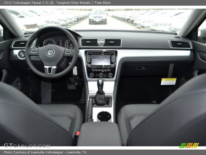Tungsten Silver Metallic / Titan Black 2013 Volkswagen Passat 2.5L SE