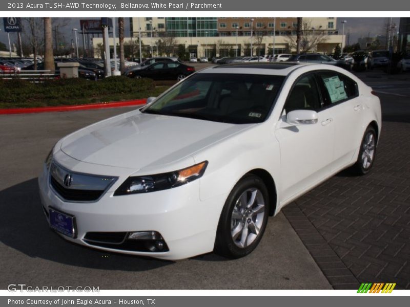 Bellanova White Pearl / Parchment 2013 Acura TL SH-AWD Technology
