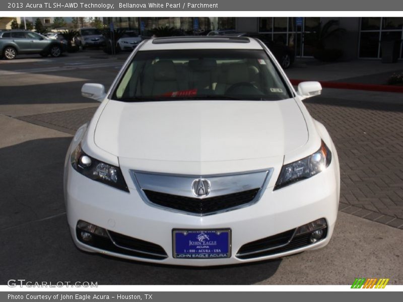 Bellanova White Pearl / Parchment 2013 Acura TL SH-AWD Technology