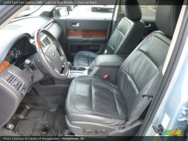 Light Ice Blue Metallic / Charcoal Black 2009 Ford Flex Limited AWD