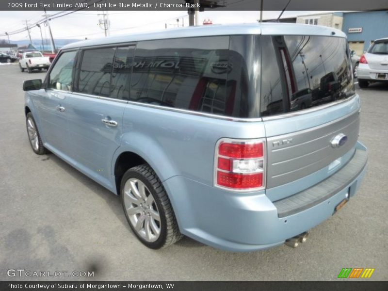 Light Ice Blue Metallic / Charcoal Black 2009 Ford Flex Limited AWD