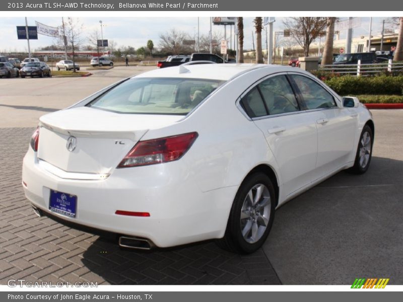 Bellanova White Pearl / Parchment 2013 Acura TL SH-AWD Technology