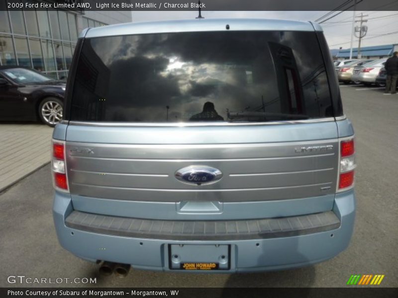 Light Ice Blue Metallic / Charcoal Black 2009 Ford Flex Limited AWD