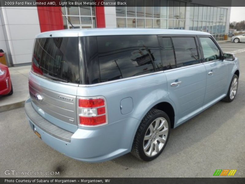Light Ice Blue Metallic / Charcoal Black 2009 Ford Flex Limited AWD