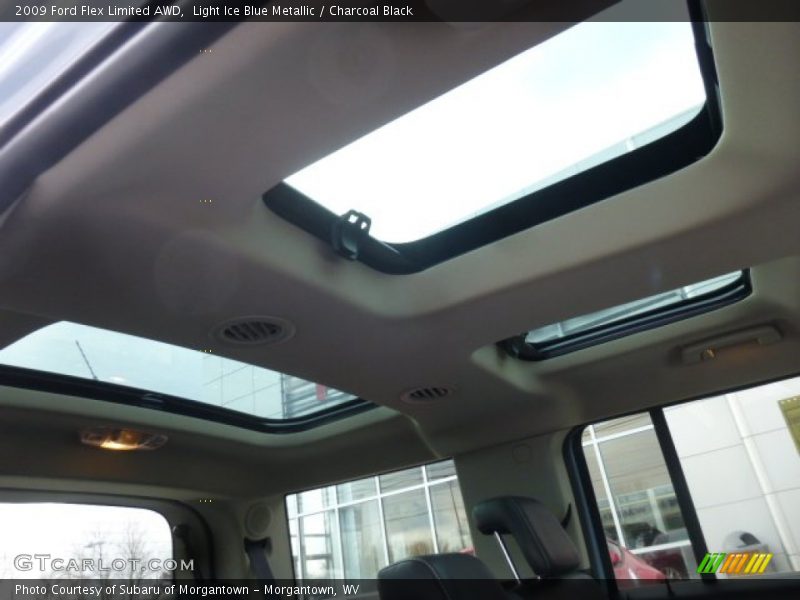 Light Ice Blue Metallic / Charcoal Black 2009 Ford Flex Limited AWD