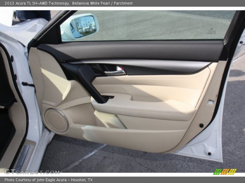 Bellanova White Pearl / Parchment 2013 Acura TL SH-AWD Technology